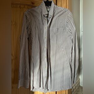Wrangler Black and White Checkered Casual Shirt